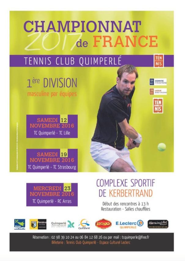 Tennis championnat de France 2016-2017